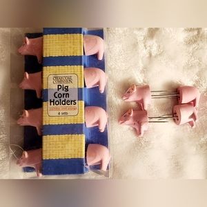 Charcoal Champion Pig Corn on the Cob Holders 6 Sets